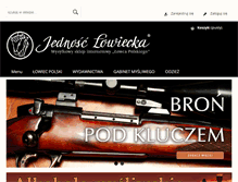 Tablet Screenshot of jednosclowiecka.pl
